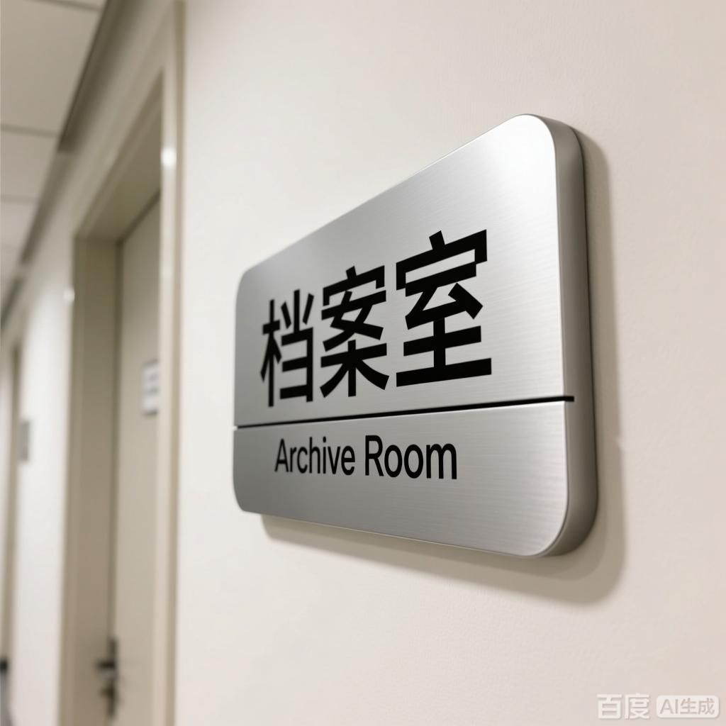 如何設計檔案室標識牌？（如何設計檔案室標識牌設計檔案室標識牌設計步驟） 行業(yè)新聞 第1張