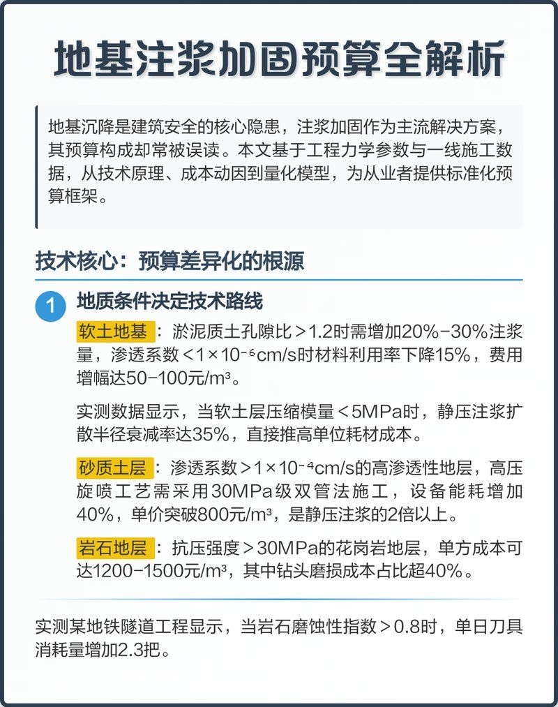 注漿加固地基的價格是多少？ 行業(yè)新聞 第1張