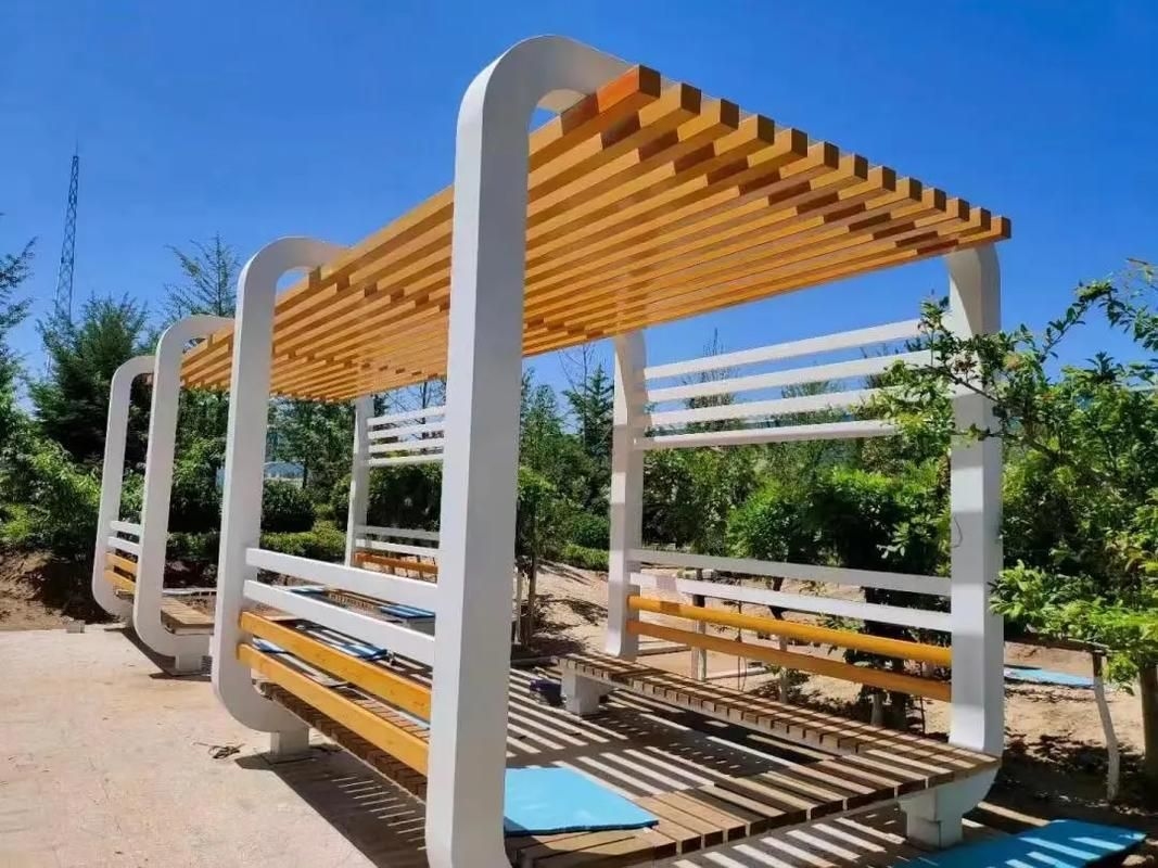 有沒有景觀廊架的設(shè)計圖示例？（景觀廊架設(shè)計圖示例） 行業(yè)新聞 第4張