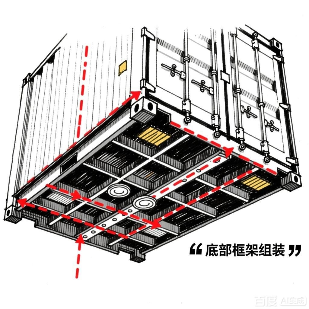 如何繪制集裝箱組裝結(jié)構(gòu)圖（如何繪制集裝箱組裝結(jié)構(gòu)圖4張圖均為集裝箱組裝結(jié)構(gòu)的手繪示意圖） 行業(yè)新聞 第1張