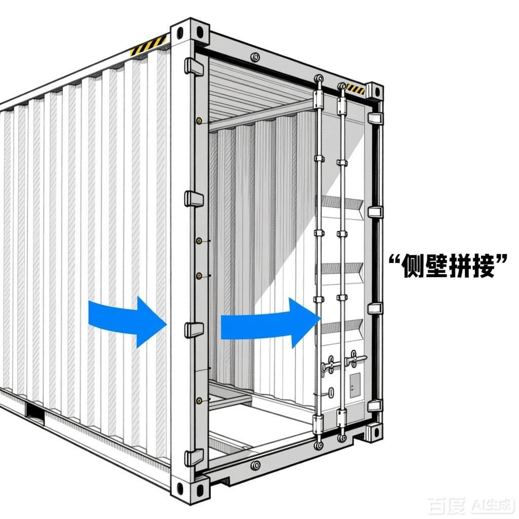 如何繪制集裝箱組裝結(jié)構(gòu)圖（如何繪制集裝箱組裝結(jié)構(gòu)圖4張圖均為集裝箱組裝結(jié)構(gòu)的手繪示意圖） 行業(yè)新聞 第2張