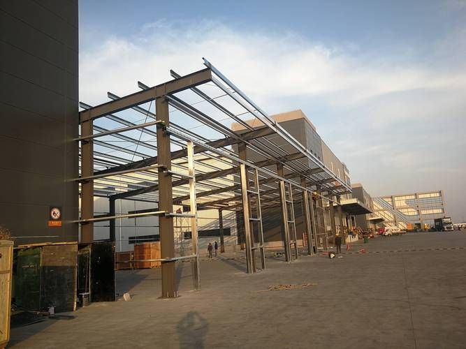 給我一些鋼結(jié)構(gòu)庫房的實(shí)例圖片（常熟富倉物流倉庫設(shè)計(jì)） 行業(yè)新聞 第2張