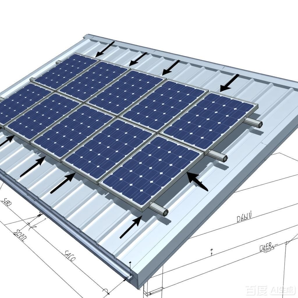 如何繪制彩鋼屋頂光伏安裝示意圖？（如何繪制彩鋼屋頂光伏安裝的示意圖？） 行業(yè)新聞 第2張