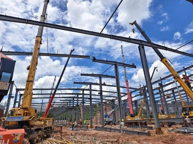 更多鋼結(jié)構(gòu)廠房施工照片（如何繪制鋼結(jié)構(gòu)廠房施工圖？） 行業(yè)新聞 第7張