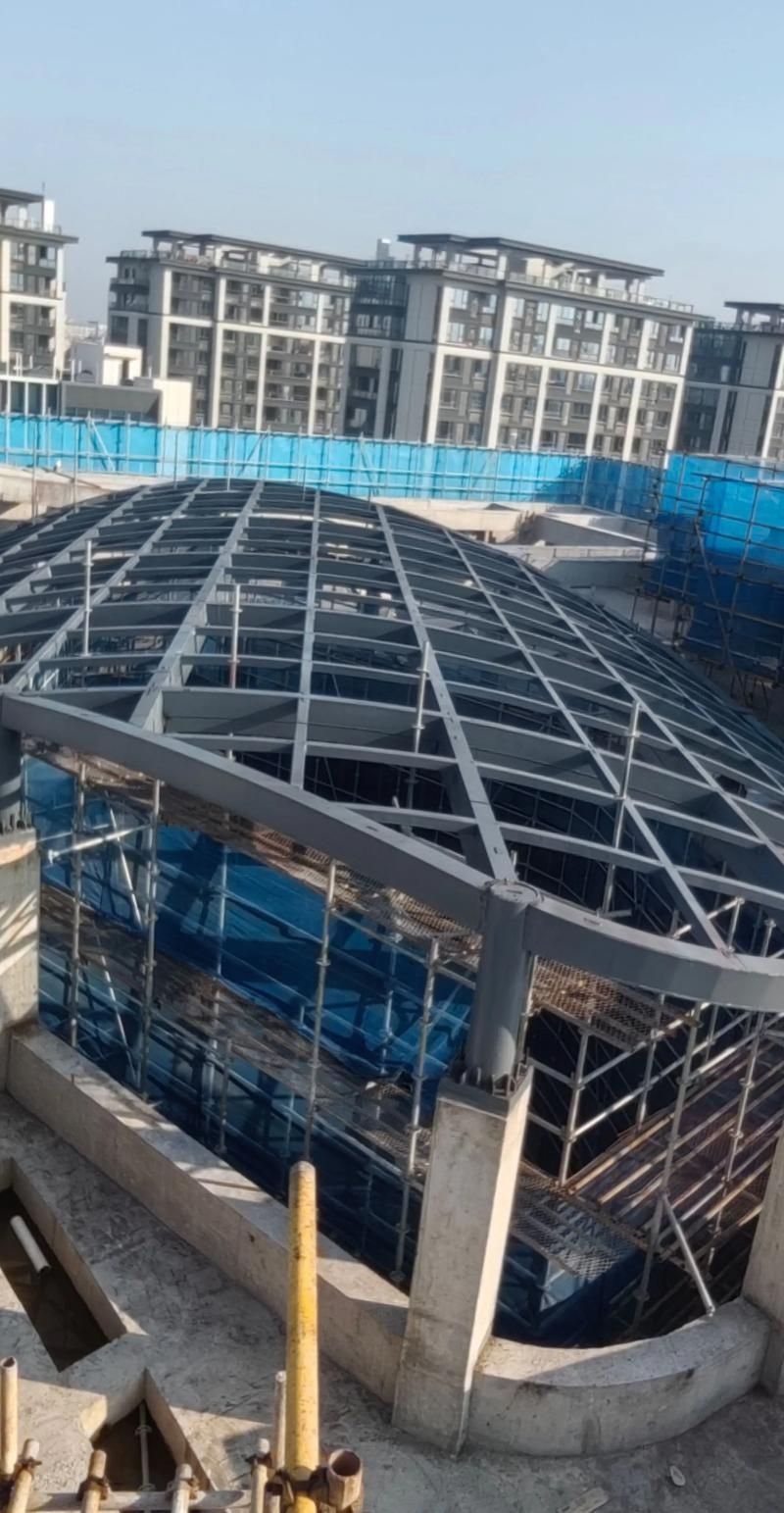 如何控制采光頂鋼結(jié)構(gòu)焊接變形？（北京某大型商業(yè)體橢圓采光頂鋼結(jié)構(gòu)焊接變形控制方法） 行業(yè)新聞 第3張