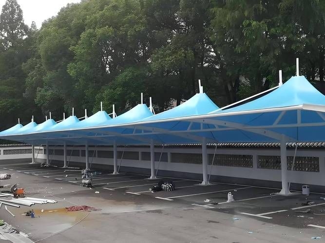 有沒(méi)有簡(jiǎn)易的車棚結(jié)構(gòu)圖？（如何獲取簡(jiǎn)易車棚結(jié)構(gòu)圖？） 行業(yè)新聞 第17張