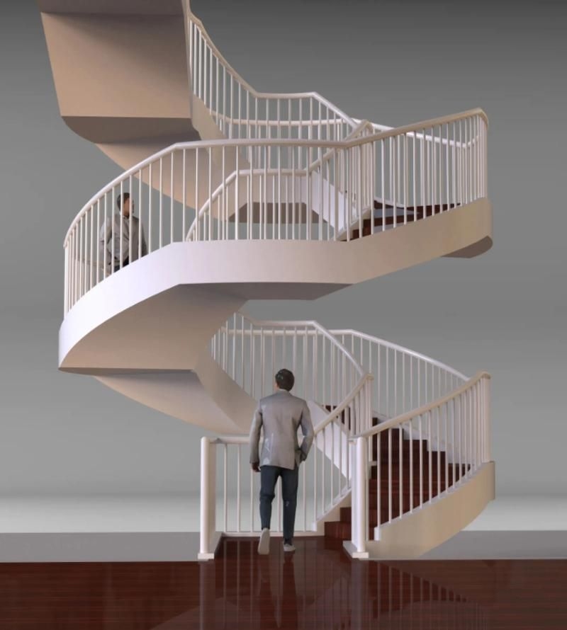 給我一些螺旋旋轉樓梯的設計圖（給我一些螺旋旋轉樓梯的設計圖,展開美學表現(xiàn)力和空間高效利用） 行業(yè)新聞 第17張