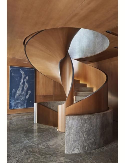 給我一些螺旋旋轉樓梯的設計圖（給我一些螺旋旋轉樓梯的設計圖,展開美學表現(xiàn)力和空間高效利用） 行業(yè)新聞 第25張