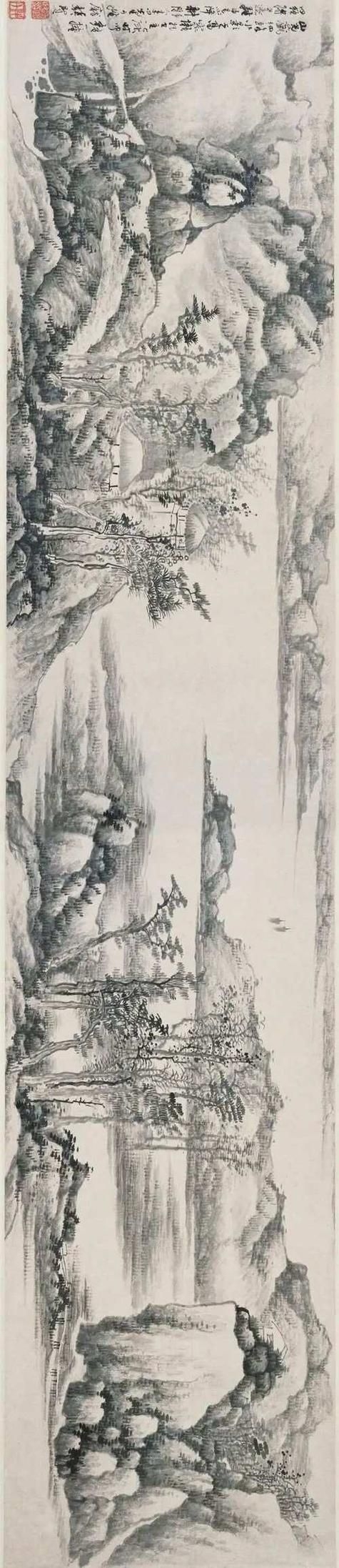 龔賢的刻瓷作品如何？（山水畫家龔賢的刻瓷作品需包含1000字描述水墨山水配圖） 行業(yè)新聞 第2張