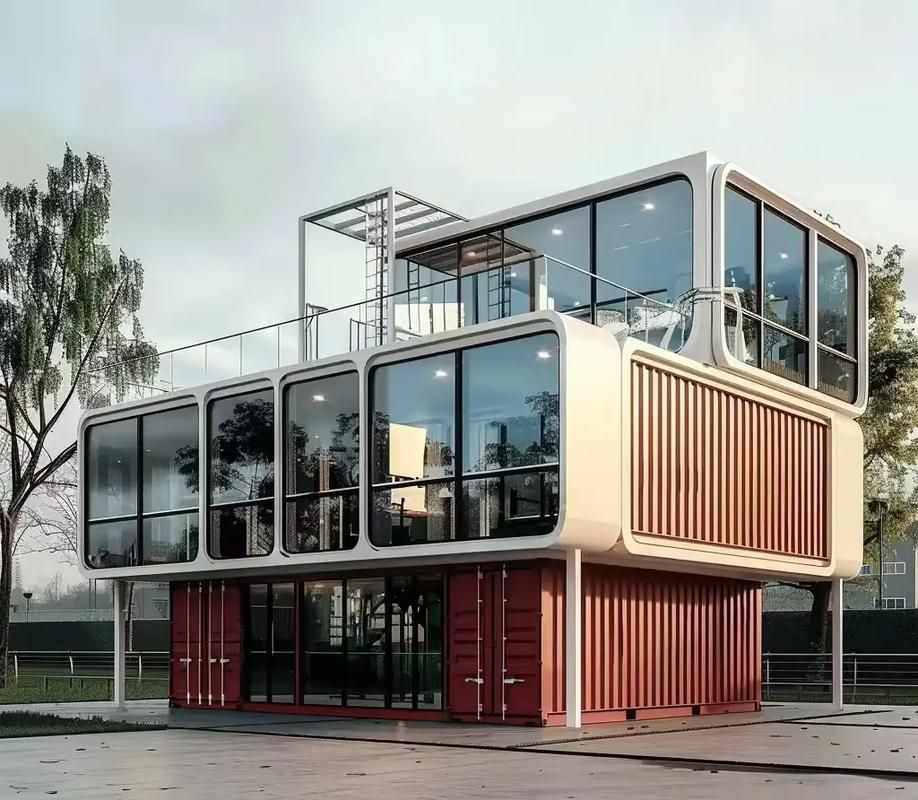 有沒有更多集裝箱設(shè)計(jì)圖片（112個(gè)集裝箱改造成現(xiàn)代別墅，集裝箱設(shè)計(jì)案例合集） 行業(yè)新聞 第6張