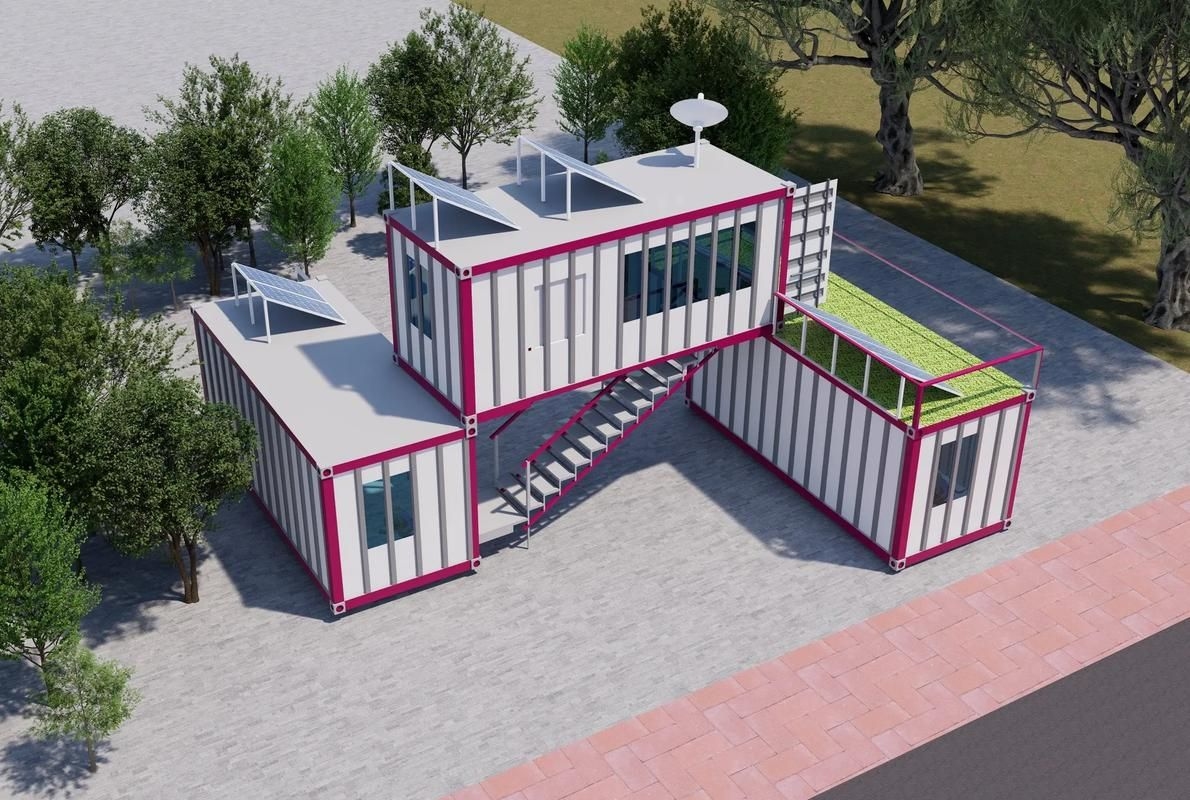 有沒有更多集裝箱設(shè)計(jì)圖片（112個(gè)集裝箱改造成現(xiàn)代別墅，集裝箱設(shè)計(jì)案例合集） 行業(yè)新聞 第13張